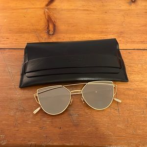 Gentle Monster gold sunglasses